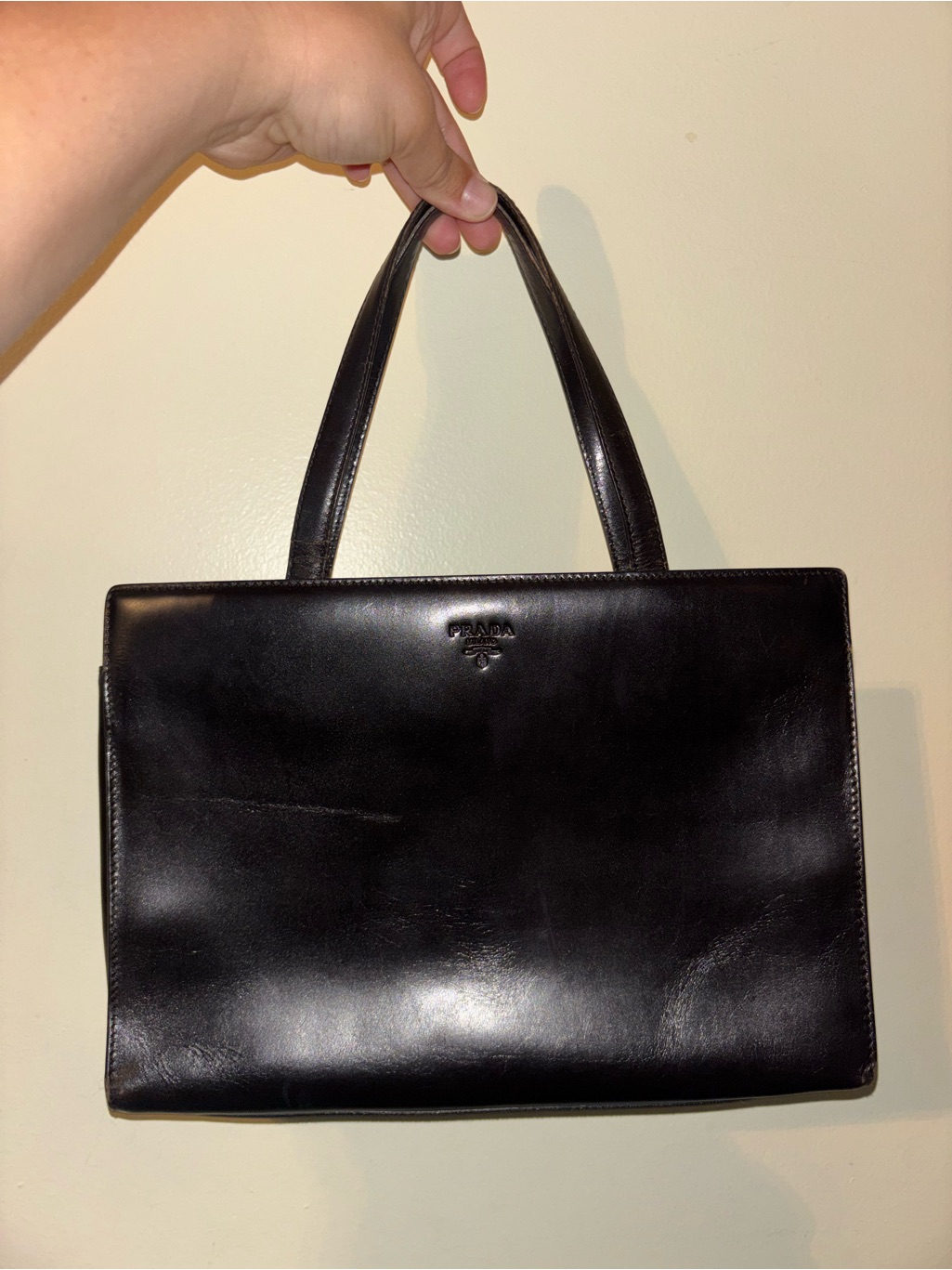 Prada Black Leather 1995 Handbag